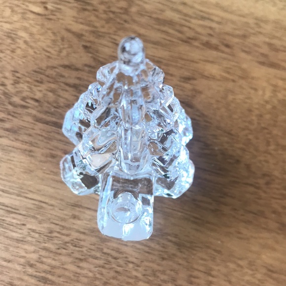 Biedermann Crystal Christmas Tree Small Candle Holder 3 Inches Height - Picture 3 of 8